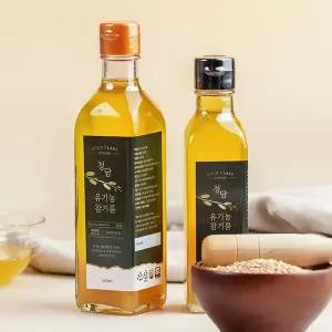 저온로스팅 저온압착 프리미엄 청담 유기농참기름/ 유기농 볶음깨