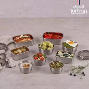 [Shizell] 쉬젤 러반 슈퍼클린찬통 혼합9종세트(원형5종+직사각4종)