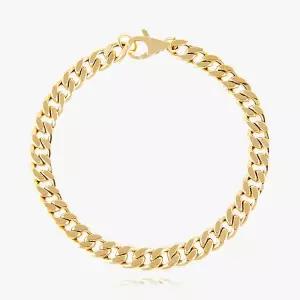 [엘렌쥬얼리]14K 18K 할로우 메디앙 면 체인 금 팔찌