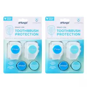 닥터텅스 칫솔 살균기 소독기 휴대용 케이스 블루 2개 BNS