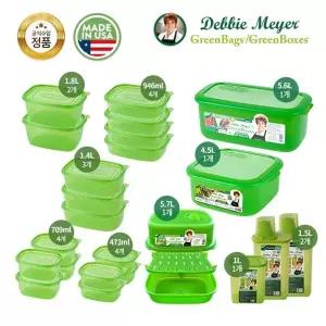 [NS홈쇼핑]데비마이어 풀패키지 그린박스 17종(473mlX4+709mlX4+946mlX4+1.4LX3+1.8LX2)+빅박스+패밀리..