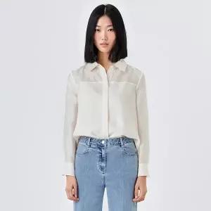 [롯데백화점]케네스레이디 프레티 히든버튼 셔츠 (EWSTOC02)