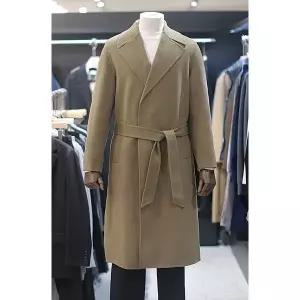 갤러리아 지이크 FW 베이지 울100 핸드메이드 벨티트 코트 PFH7028