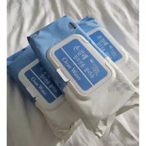 [정품] 미엘 손걸레 청소전용 물티슈 클린워터 물걸레 베이킹소다 엠보싱 일회용 바닥 방청소 냄새제거 요리