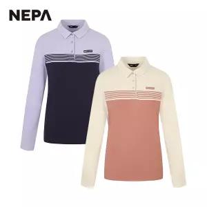 네파 여성 마운틴 코트나 스트라이프 폴로티 7J65201