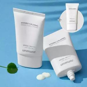 [2+1 총 3개]언뮤트 백탁없는 히알루론산 수분 선크림 50ml/ SPF50+PA++++