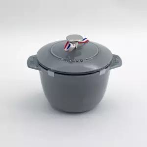 스타우브 B품 라이스 꼬꼬떼 그레이 16cm 인덕션 무쇠 주물냄비