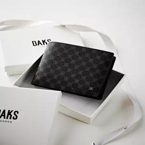 닥스 액세서리 26SS [반지갑][LOUIS PVC][루이스 PVC] 블랙 루이스 DD 패턴 PVC DBWA6E123BK