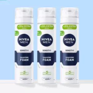 니베아 쉐이빙 면도 크림 맨 센서티브 추천 250ml X3P BNS