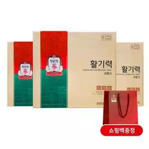 [쇼핑백포함] 정관장 활기력 20ml x 16개입 3개 / WJ