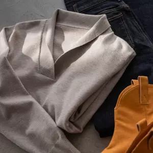 (안나앤플러스) A. 메리스 숄카라 니트[니트D0925H02] 빅사이즈