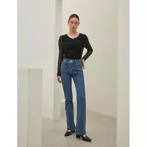 [에고이스트]EQ4WB961셔링포인트볼륨소매페미닌블라우스_DJ