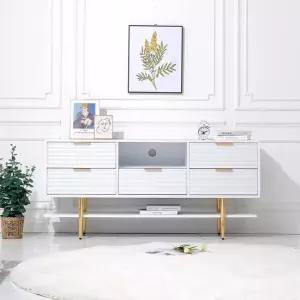 라유 높은 1500 오픈 2단 거실장