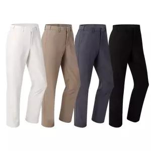 기모 일자 스판 남자 캐주얼 정장 바지 허리 밴딩 남성 신사 양복 동절기 보온 팬츠