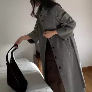 [코코블랑] 어게인 발마칸 롱 코트