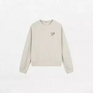 [폴햄]여성 셔닐 부클 자수 맨투맨 티셔츠 PHF4TR2410