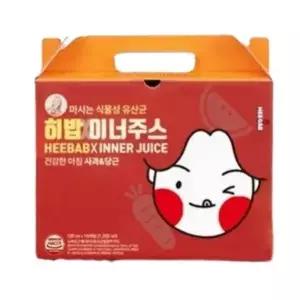 [단비] 히밥 이너주스 식물성 유산균 과채주스 사과당근 120ml x 10포
