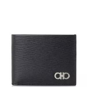 [명품] 페레가모 6CC 바이폴드 지갑 블랙블루 66A064 685979