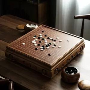 대추나무 바둑판세트 바둑통 기원 정통 원목 바둑판