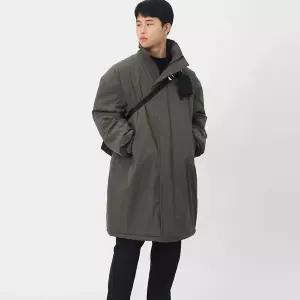 빌리버스 남성 데일리 겨울 야상 점퍼 아우터 오버핏 하이넥 롱 패딩코트 BRAT138