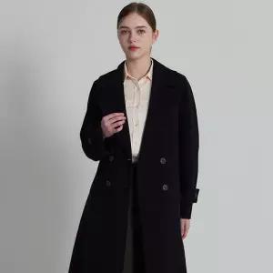 [르오트(LeOT)] 품격있는 울 알파카 더블버튼 핸드메이드 롱코트-사이즈 55~88까지