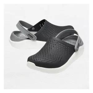 [크록스]남여공용 라이트라이드 클로그 204592-05M 블랙 / 남자 여자 슬리퍼 물놀이신발 발편한슬리퍼