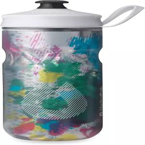 HydraPak 폴라 보틀 - 스포츠 단열 물병 손잡이가 있는 BPA 프리 자전거 스퀴즈 (스플래시 멀티 600ml /