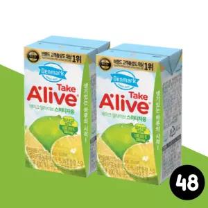 동원 덴마크 테이크 얼라이브 스위티 자몽 주스 120ml 48개 대용량