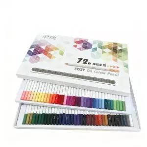 전문가용 포슬포슬색연필 유성 초보자용 니트색연필 72색 종이 기타 2