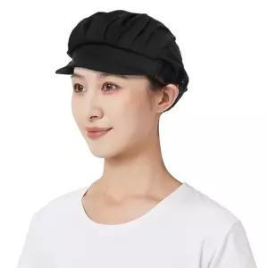 BIGHAS 위생캡 위생모 2매 3장 세트 세탁 가능 심플 멋쟁이 모자 여성 남성 남녀공용 큼직한 조리사 요리사