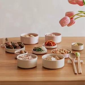 14종세트 마이템 도노 도자기 식기세트 14P (2인세트/소프트핑크)