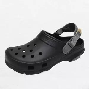 [크록스]클래식 올터레인 K 클로그 샌들 슬리퍼 아쿠아슈즈 블랙 207458-001