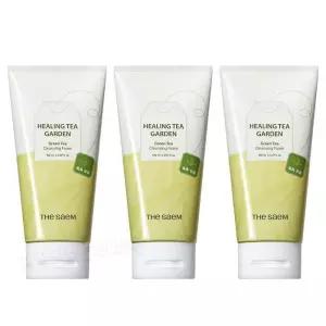 더샘 힐링 티 가든 그린티 클렌징 폼 150ml 3개