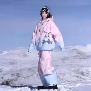 고성능 스키복 보드복 여성 방수 방풍 상의 하의 바지 S