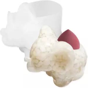 위하우스 실리콘 엘리펀트 모양 홀더 레진 몰드 크리에이티브 에폭시 캐스팅 작은 템 정리함 귀여운 보석