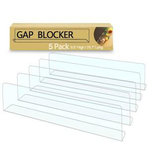 QIYIHOME 5팩 장난감 블로커, 가구 아래용 엑스트라 하이 사이즈 갭 범퍼, 강력한 접착제가 있는 BPA 프리 안전 PVC, 소파 또는 침대 아래로 들어가는 것을 막고 쉬운