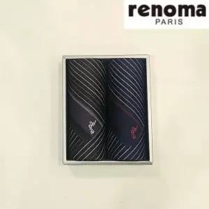 RDA04_레노마 남녀2매 선염 손수건 세트