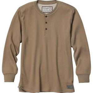 전설적인 화이트테일 남성 셔츠 헨리 보온 소매 헤비급 긴 더블 레이어