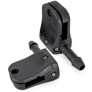 피터빌트 닷지 스프린터 포드 트랜짓 프레이트라이너 폭스바겐 크래프터용 3방향 조절 가능한 윈드실드 워셔 노즐 교체 - 클릭 앤 핏의 10-12mm 0.4-0.47인치 와이퍼 암용 스프레이어