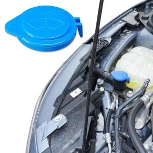 Lyxheth 윈드실드 와이퍼 워셔액 탱크 병뚜껑 워셔 캡 1708196 BM51-17632-AA 와이퍼액 뚜껑 교체 2011-2015 포드 포커스용 자동차 커버 장착