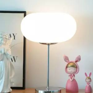 스탠드 조명 원형 램프 테이블 유선형 대리석 스탠드조명