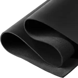 공예용 블랙 풀 그레인 가죽 시트 12 x24 정품 툴링 조각 사각 소재 롤 재봉 지갑 취미 워크숍 두께