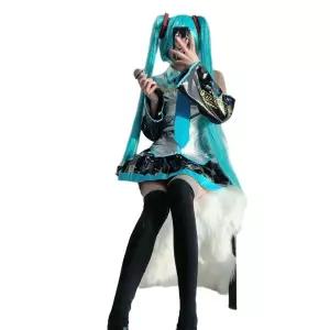 보컬로이드 하츠네 미쿠 의상 코스튬 코스프레