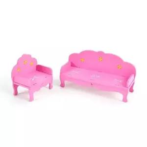 아기자기한 소파 편안한 거실 인테리어 쇼파 두피스형 디자인