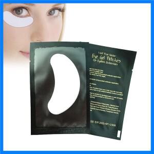 100쌍 보풀 없는 눈 밑 젤 패드 수분 공급 아이 페이퍼 패치 속눈썹 연장 아이 팁 스티커 랩 메이크업 도구
