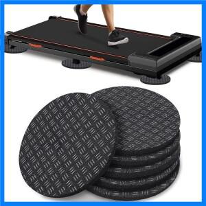 6 Pcs 미끄럼 방지 러닝 머신 매트 패드 충격 흡수 소음 감소 운동 장비 카펫 나무 바닥 실내 체육관 용 매