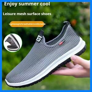 남성용 통기성 아쿠아 슈즈 스포츠 운동화 경량 캐주얼 하이킹 신발 야외 신발 여름 인기 판매