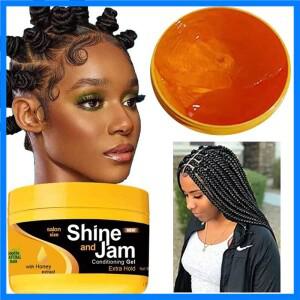 오래 지속되는 샤인 앤 잼 브레이드 젤 엣지 컨트롤 헤어 젤 헤어 왁스 향기로운 스타일링 제품