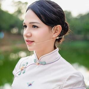 [호환품]CCA4-베이지 더블 이어후크 헤드셋 마이크 헤드워른 3.5mm 3핀 4핀 XLR 플러그용 전방향