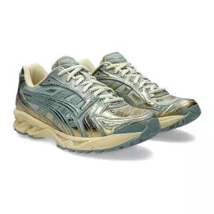 아식스 젤카이노 14 퓨어 골드 콜드 모스 남성 스포츠 스니커즈 1203A476200
